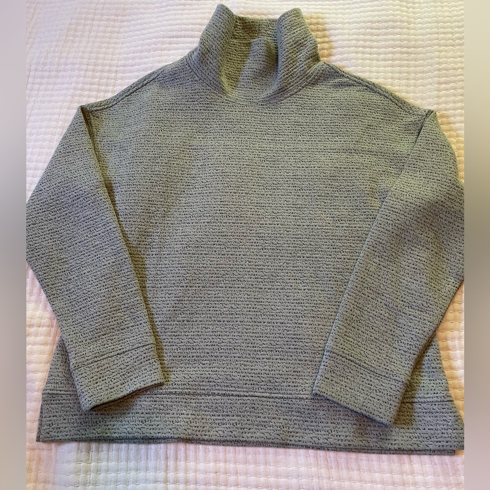 The American Outdoorswoman Blue Knit Sweater - Picture 1 of 7